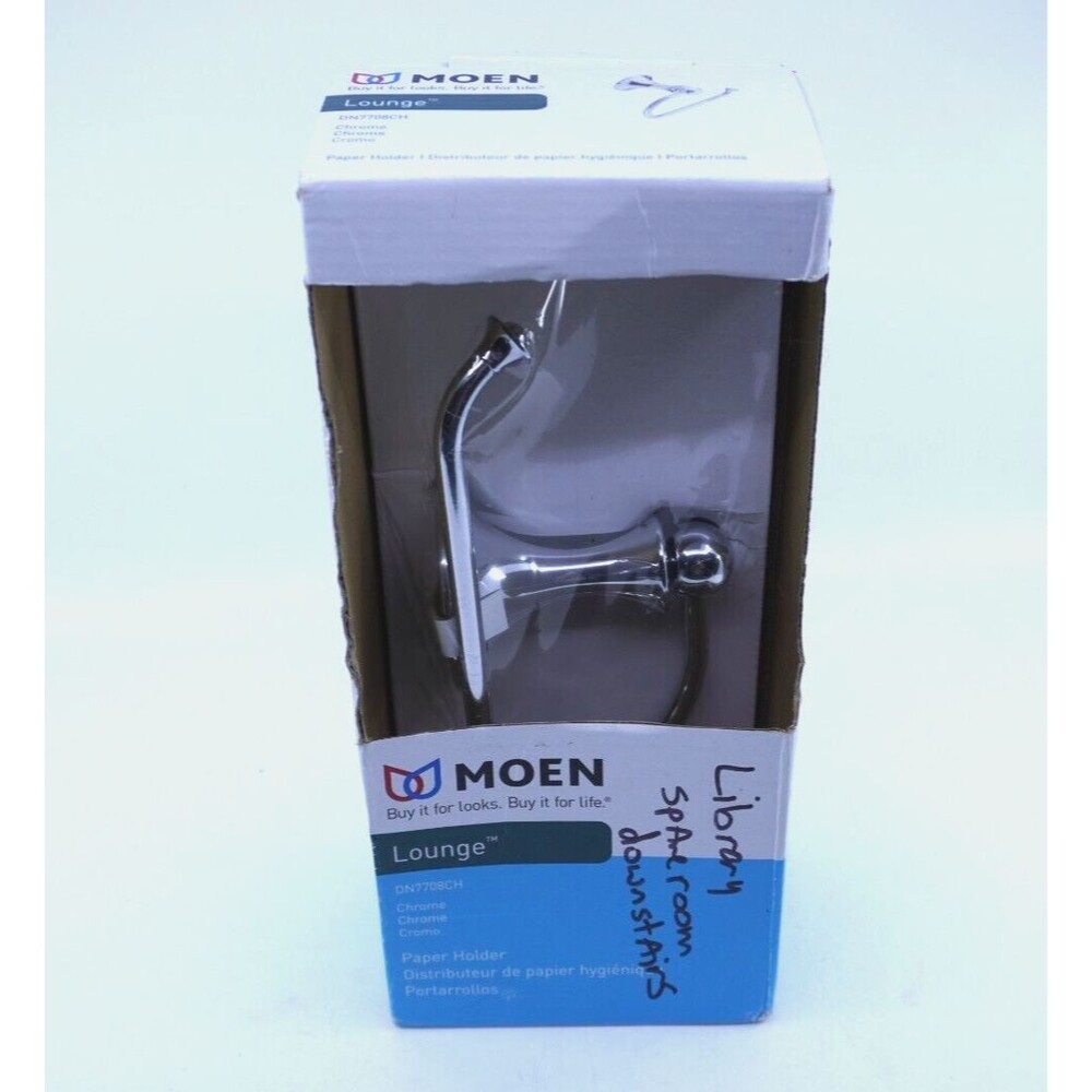 Moen DN7708CH Toilet Paper Holder from the Lounge Collection Chrome